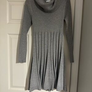 Calvin Klein Gray Knit Dress